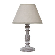 Setia Column Table Lamp With Linen Shade