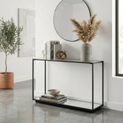 Lennox Black Framed Console
