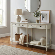 Belmont Collection 4 Drawer Console