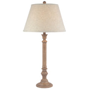 Solenne Table Lamp With Edged Linen Shade