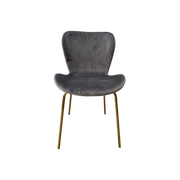 Jasmine Dining Chair - Brass Legs